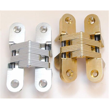 Hd SOSS Invisible Hinge Medium Duty- Satin Brass - 5.50 in. SS0220 26D